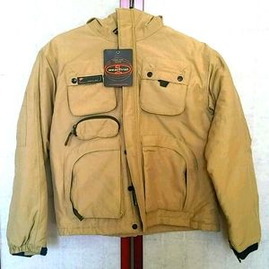 NWT Wear First Khaki/blue fall jacket. Boys size L